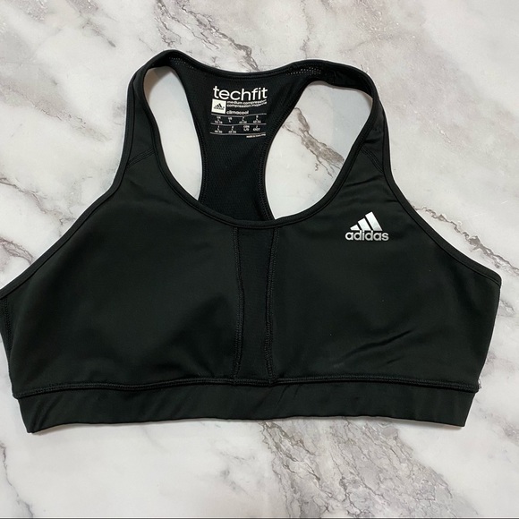 🛍 3/$45 Adidas Tech-fit Climacool Sports Bra - Picture 2 of 5